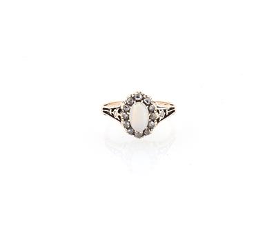 Diamantrauten Opal Ring - Jewellery