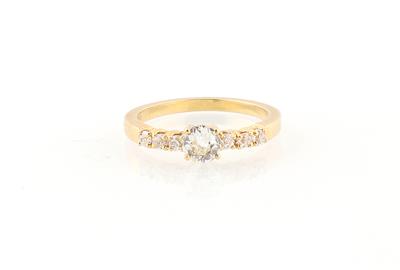 Altschliffbrillant Ring zus. ca. 0,90 ct - Klenoty