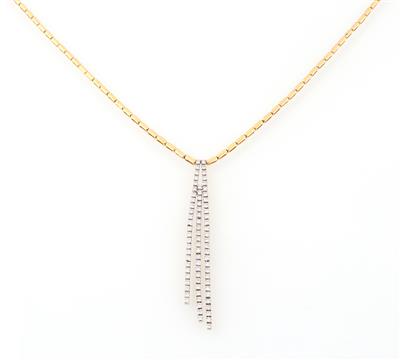 Brillantcollier zus. ca.1,70 ct - Klenoty