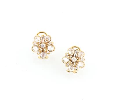 Diamantohrclips zus. ca. 3,80 ct - Schmuck