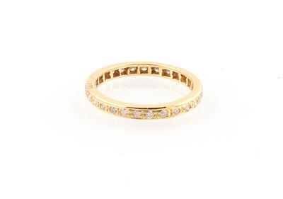 Brillant Memoryring zus. ca. 0,35 ct - Gioielli