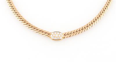 Brillantcollier zus. ca. 1,70 ct - Gioielli