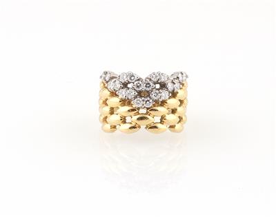 Brillantring zus. ca. 0,80 ct - Gioielli