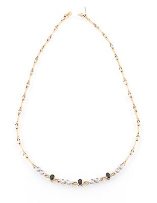 Brillant Saphir Collier - Klenoty