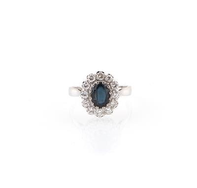 Brillant Saphir Ring - Klenoty