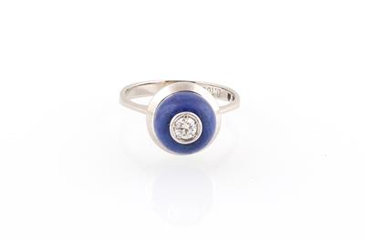 Brillant Lapislazuli Ring - Klenoty