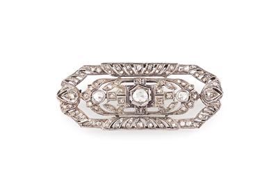 Diamantbrosche zus. ca. 1,40 ct - Jewellery