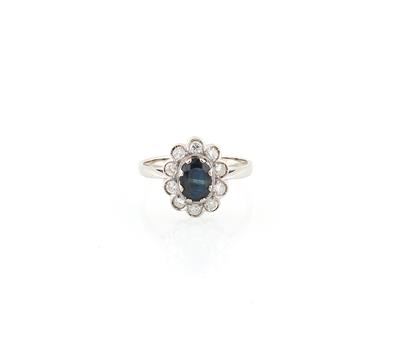 Brillant Saphir Ring - Klenoty