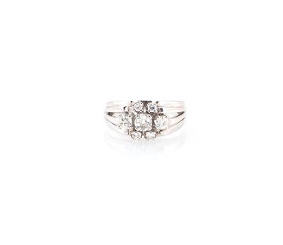 Brillantdamenring zus. ca. 0,95 ct - Jewellery