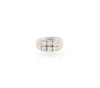 Brillantring zus. ca. 0,90 ct - Gioielli