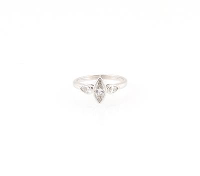 Diamantring zus. ca. 0,80 ct - Klenoty