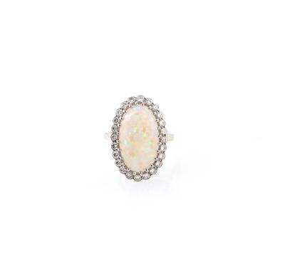 Brillant Opal Ring - Schmuck