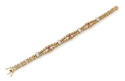 Brillant Rubin Armband aus dem Privatbesitz der Kammersängerin Renate Holm - Jewellery