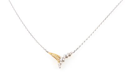 Brillantcollier zus. ca. 0,30 ct - Schmuck