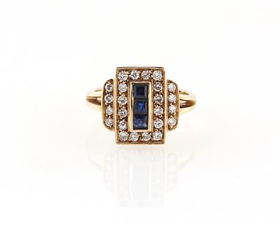 Brillant Saphir Ring - Klenoty