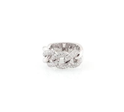 Brillant Kettenring zus. ca. 1,45 ct - Schmuck