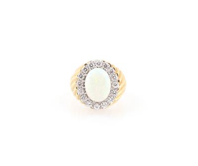 Brillant Opal Ring - Klenoty