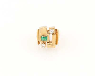 Brillant Smaragd Ring - Jewellery