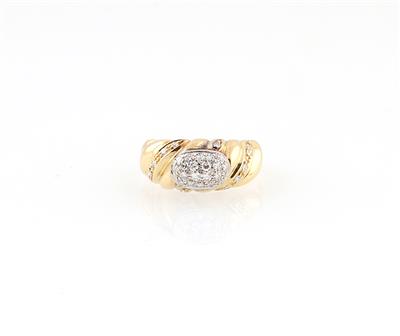 Achtkantdiamant Ring zus. ca. 0,45 ct - Jewellery