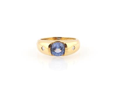 Brillant Saphir Ring - Schmuck