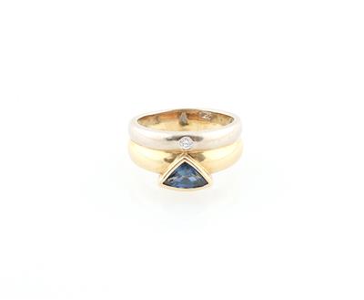 Brillant Saphir Ring - Klenoty