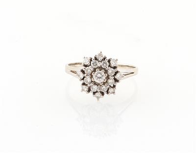 Brillantring zus. ca. 0,60 ct - Klenoty