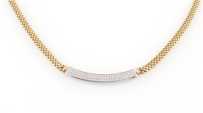 Brillantcollier zus. ca. 1,70 ct - Schmuck