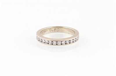 Brillant Memoryring zus. ca. 0,80 ct - Gioielli