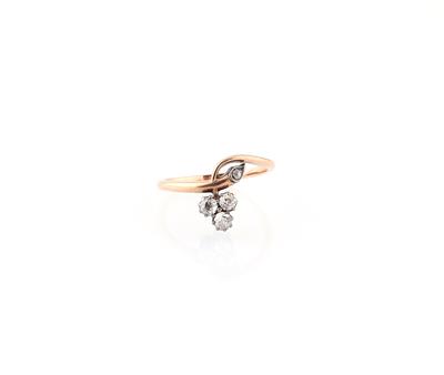 Altschliffdiamant Ring zus. ca. 0,30 ct - Schmuck