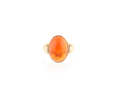 Feueropal Ring ca. 7 ct - Klenoty