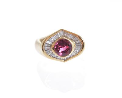 Diamant Rubinring - Klenoty