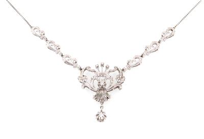 Diamantcollier zus. ca. 0,20 ct - Jewellery