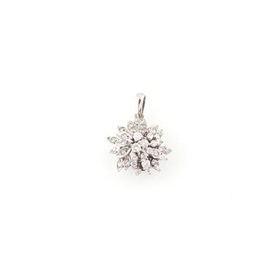 Brillant Diamantanhänger zus. ca. 0,80 ct - Klenoty