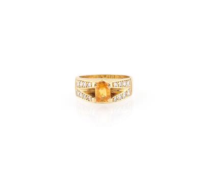 Brillant Saphir Ring - Klenoty