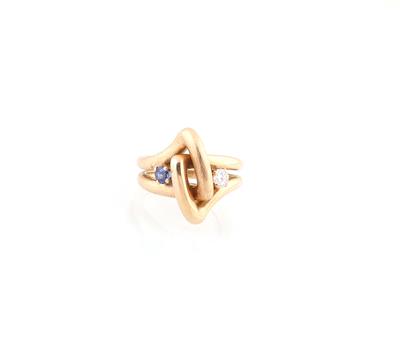 Brillant Saphir Ring - Klenoty