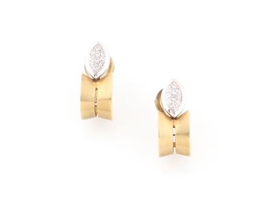 Brillantohrclips zus. ca. 0,20 ct - Schmuck