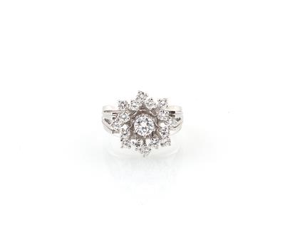 Brillantring zus. ca. 1,05 ct - Klenoty