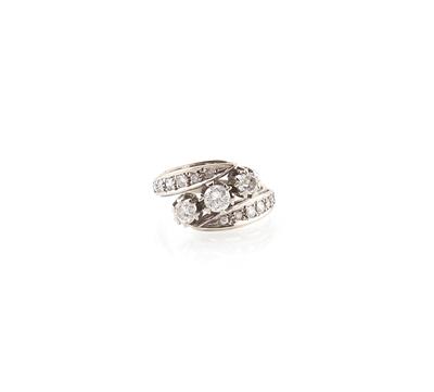 Brillantring zus. ca. 1 ct - Klenoty