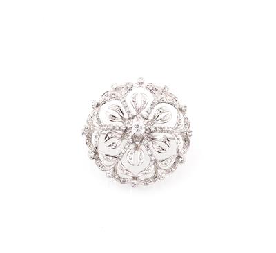 Diamantbrosche zus. ca. 1,3 ct - Schmuck