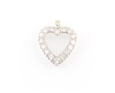 Brillantherz zus. ca. 0,95 ct - Schmuck