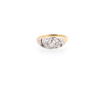 Diamantring zus. ca. 0,37 ct - Schmuck