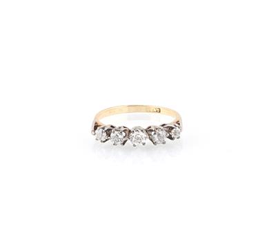 Altschliffdiamant Ring zus. ca. 0,60 ct - Schmuck