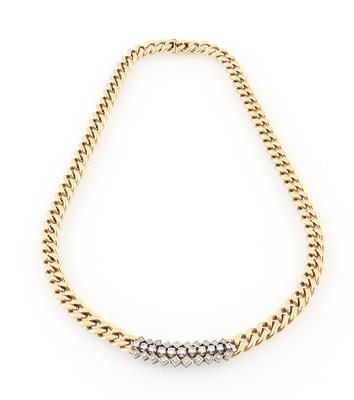 Brillant Diamantcollier zus. ca. 0,75 ct - Jewellery