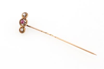 Diamant Rubin Anstecknadel - Jewellery