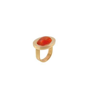 Friedrich Becker Feueropal Ring ca. 8 ct - Jewellery by Friedrich Becker