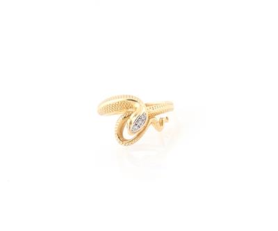 Achtkantdiamant Ring Schlange - Jewellery