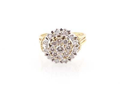 Brillantring zus. ca. 1 ct - Klenoty