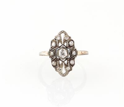 Altschliffdiamant Ring zus. ca. 0,30 ct - Schmuck