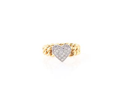 Achtkantdiamant Ring zus. ca. 0,30 ct - Jewellery