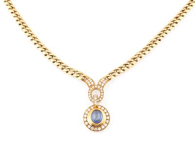 Brillant Saphir Collier - Schmuck